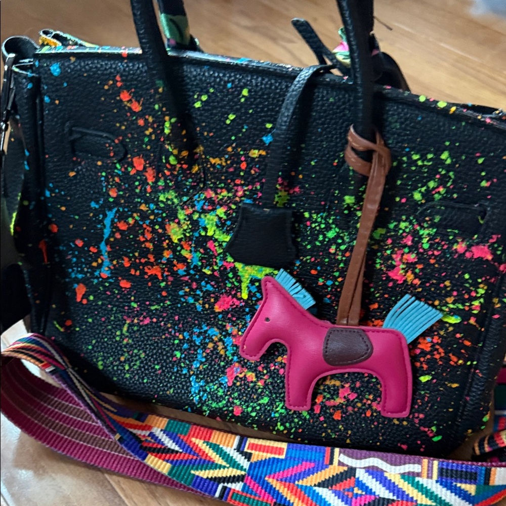 Anca Barbu This is Not a Birkin Splatter Bag - Picture 2 of 5